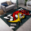 Hot Rod Mr. Horsepower Red Devil Garage Round Rug