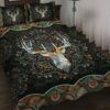 Amazing Mandala Deer Hunting Lightweight Quilt Bed Sets For All Season