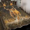 Deer Hunting Camo Quilt Bed Set