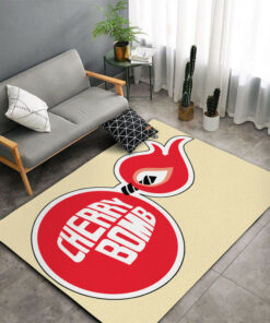 Large Cherry Bomb Exhaust Area Rug