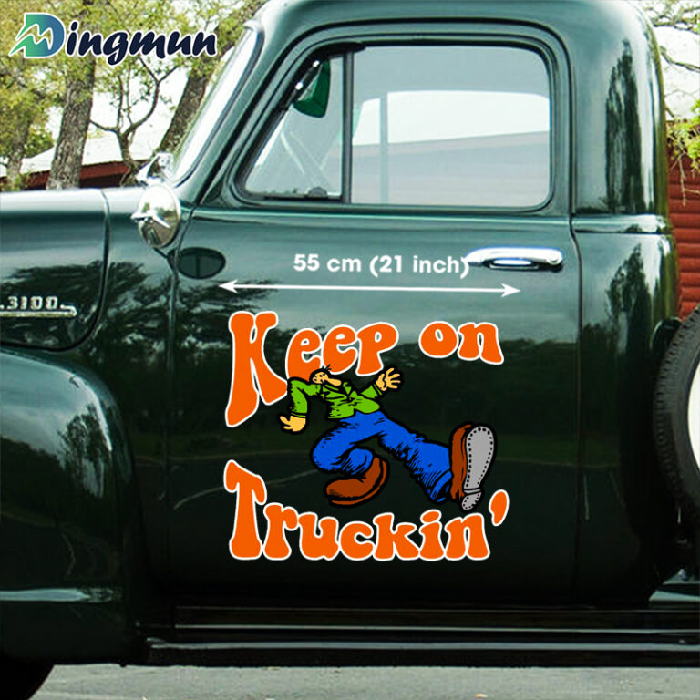 Keep On Truckin Decal For Rat
