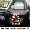 Personalized Hot Rod Garage Car Sticker 3D Red Bull