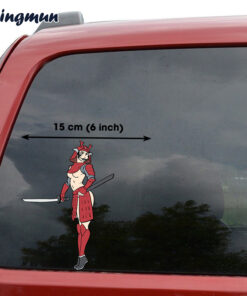 Pin Up Samurai Decals For Car Doors