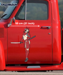 Pin Up Samurai Decals For Car Doors