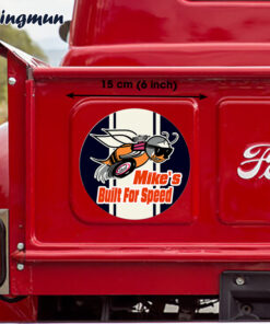 Personalized Dodge Bee Vinyl Decals For Hot Rod Cars