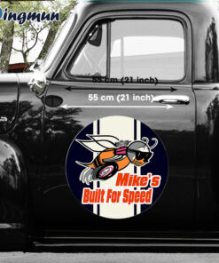Personalized Dodge Bee Vinyl Decals For Hot Rod Cars
