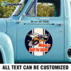 Personalized Dodge Bee Vinyl Decals For Hot Rod Cars