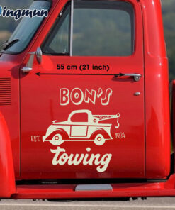 Large Pinstriping Hot Rod Car Decals Personalized Pack Of 2 Pcs