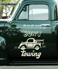 Large Pinstriping Hot Rod Car Decals Personalized Pack Of 2 Pcs