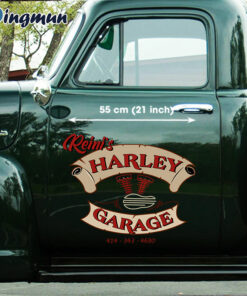 Personalized Pinstriping Harley Engine Decal Sticker