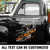 Large Personalized Hot Rod Pinstripe Vinyl Decals For Cars