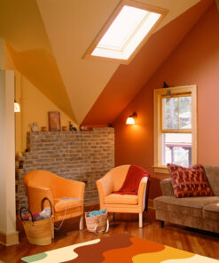 Groovy Wavy Vintage Sun Rays in 70s Style Area Rug