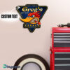 Personalized Hot Rod Garage Kustom Kulture Mr. Horsepower Woodpecker Metal Sign