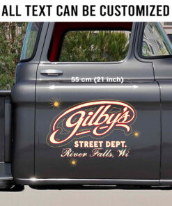 Alternative view of Custom Hot Rod Garage Pinstripe Big Car Vinyl Stickers