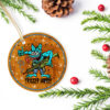 Rat Fink Blue Christmas Tree Ornaments