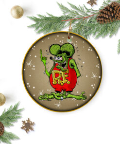 Alternative view of Rat Rod Fink Ornament Gift