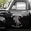 Personalized Western Cowboy White Horse Car Decals