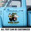 Personalized Speed Shop Car Door Decals
