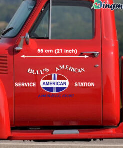 Alternative view of Personalized Rat Rod Service Station Door Decals