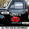 Personalized Rat Rod Door Decals