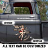 Personalized Pinup Girl Vehicle Pinstripe Decals