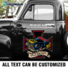 Personalized Old School Pinstripe Truck Door Decals