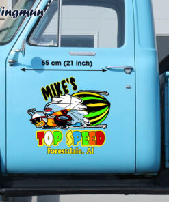 Alternative view of Personalized Large Top Speed Custom Car Decals