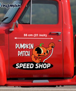 Alternative view of Personalized Large Speed Shop Custom Car Decals