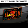 Hot Rod Mr. Horsepower Woodpecke License Plate