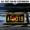 Personalized Hot Rod Garage Hot Rod Duck Speed Shop License Plate