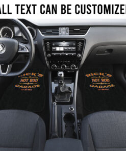 Alternative view of Pinstripe Hot Rod Garage Car Floor Mats