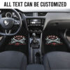 Personalized Wrench Hot Rod Pinstripe Car Floor Mats