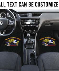 Alternative view of Flying Eyeball Pinstriping Car Floor Mats