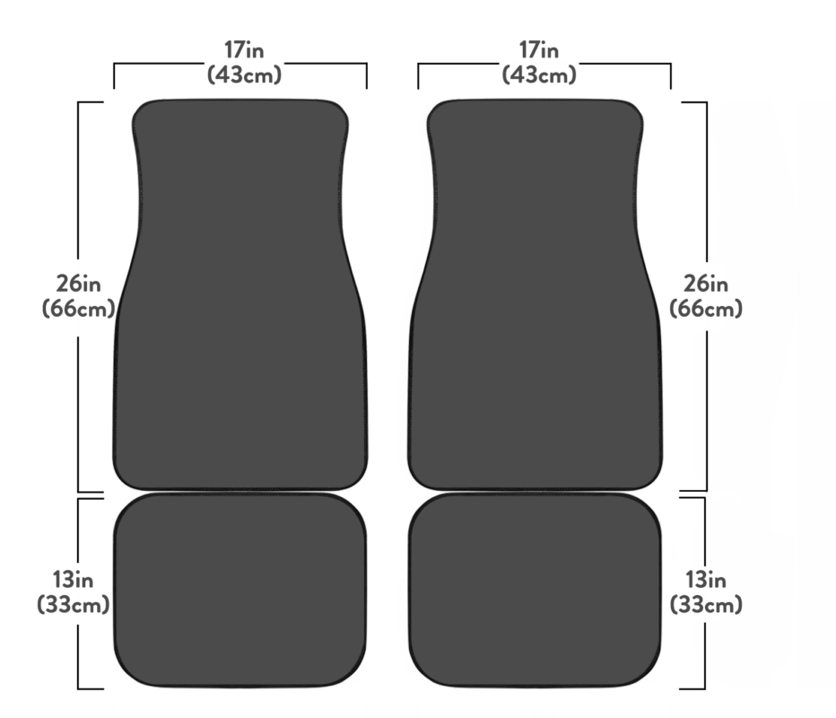 Custom V8 Hot Rod Garage Pinstriping Car Floor Mats Dingmun