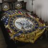 US Navy Strong Quilt Bedding Set