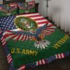 U.S. Army Veteran Proud Army Vet Gift Quilt Bedding Set