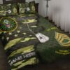 U.S. Army Ranks Personalized Name And Ranks Quilt Bedding Set