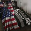 Honor The Fallen US Veteran Quilt Bedding Set