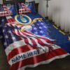 Eagle Flag United States Air Force Quilt Bedding Set