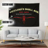 Personalized Pinstripe Hot Rod Garage Wall Art Tapestry