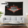 Personalized Hot Rod Custom Works Pinstripe Garage Tapestry
