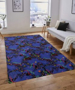 Bowling Alley Area Rug For Cosmic Pins Arcade Decor