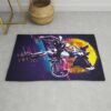 Jinx League Of Legends Game 80s Palm Vintage Rug