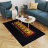 House Rules No Cheating No Fighting No Whining 80s Arcade Area Rug Floor Carpet