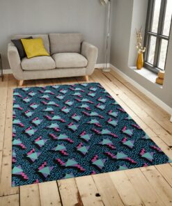 Penny Arcade Pattern 80s Area Rug