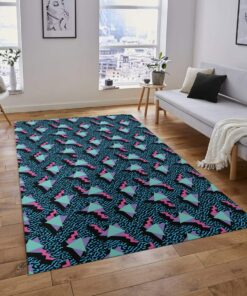 Penny Arcade Pattern 80s Area Rug