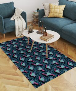 Penny Arcade Pattern 80s Area Rug