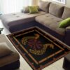 Personalized Dragon Viking Boat Knarr Viking Ship Celtic Viking Area Rug
