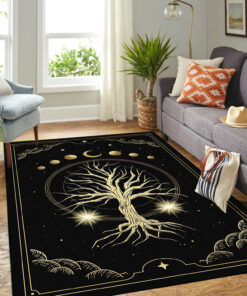 Alternative view of Tree Of Life Yggdrasil Viking Area Rug