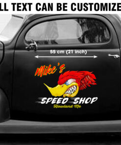 Alternative view of Personalized Mr Horsepower Kustom Kultrure Decal 2 Pcs For Car Door Sticker
